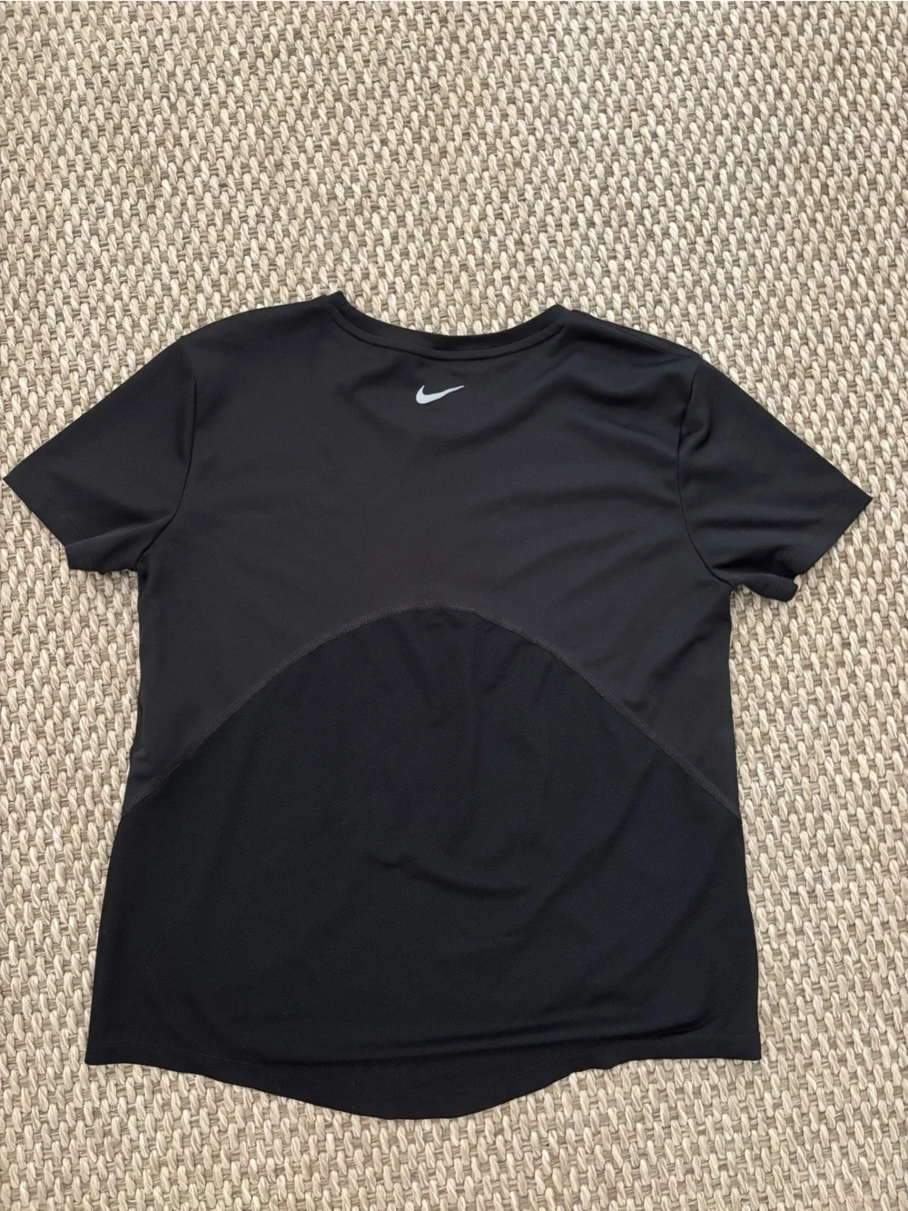 Nike Black Dri-FIT Running Tee with Subtle Logo